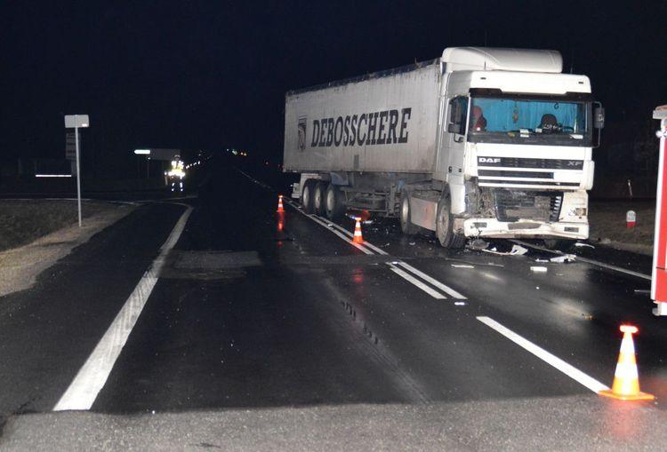 Wypadek na krajowej ósemce. Tir uderzył w auto osobowe 1 11177 46a22177920cfcf88fde8b8315dce7ab