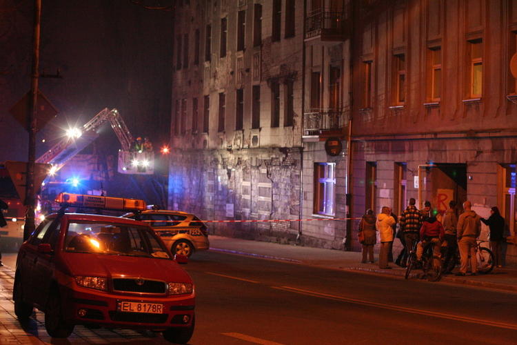 Rozbiórka zawalonej kamienicy przy Wólczańskiej 1 13022 3096bb905f99b0c93e52a23971b898be