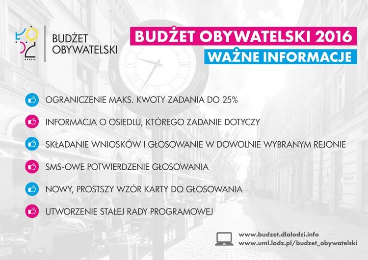 Rusza III edycja Budżetu Obywatelskiego dla Łodzi 1 13376 fc946774f9d1a02bb3dc5e266f62e595