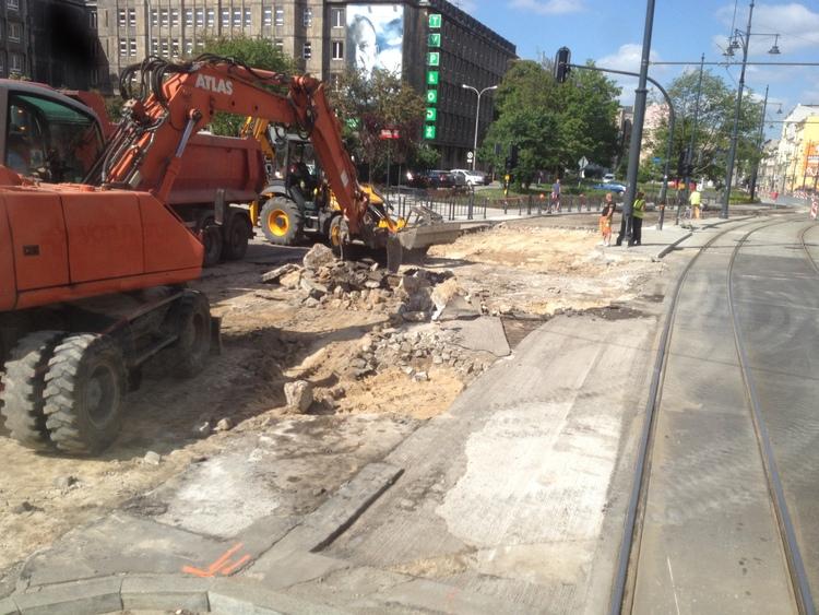Kończą Narutowicza, zamknięta Sienkiewicza. Utrudnienia 2 15036 c05154318d1602a293018cf1ae44c1e6