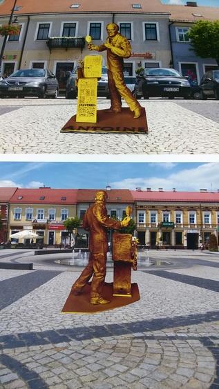 Rzeźba słynnego fryzjera stanie w Sieradzu. Zobacz projekt 2 15979 7a04572da2ff6be2e2d5160c1785faf5