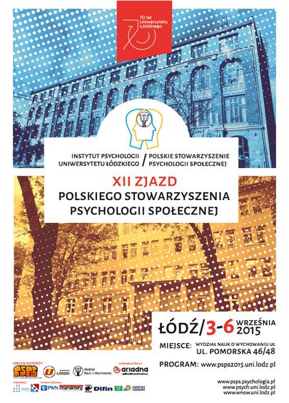 XII Zjazd Polskiego Instytutu Psychologii Społecznej 1 17719 523e611dca656363433019aade80e9bd