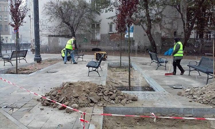 Skwer na rogu Narutowicza i Kilińskiego gotowy w najbliższych dniach 1 18932 658f6f911b7ce2914dee90739ebaac72