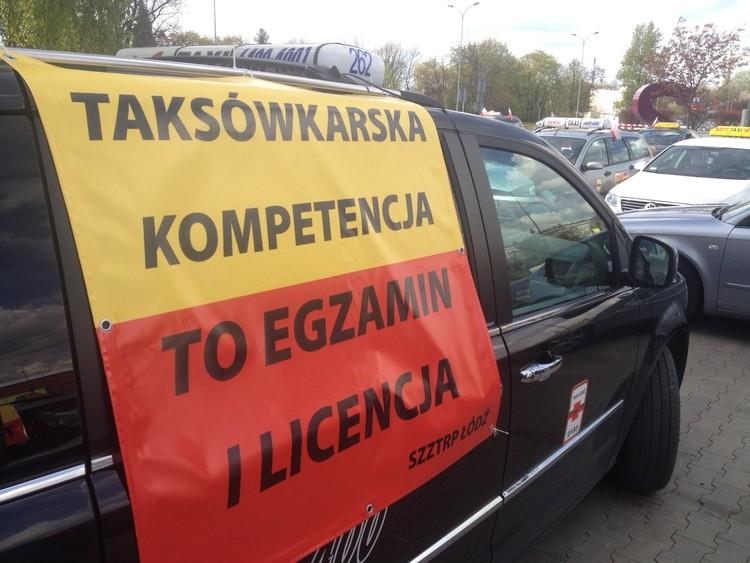 Z obawy przed nieuczciwą konkurencją. Łódzki protest taksówkarzy 2 24661 1dd86a624e1e5ea9a8a64f24afe98b51