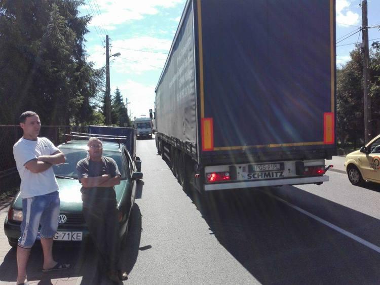 Zgierzanie blokowali przejazd tirów 1 25970 645dce88b439cd73e64286d6dcf88f0c
