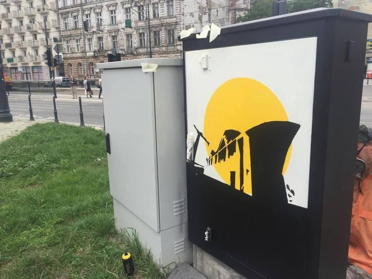 Street art na skrzynkach energetycznych w Łodzi 1 27445 4a4c66632d96ca9606d8439c9960ac23