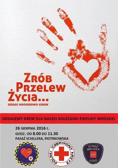 ''Zrób przelew życia''. Strażnicy miejscy zachęcają łodzian do oddawania krwi 1 27725 2fc91a654b5a2bbbe61663b987b37621