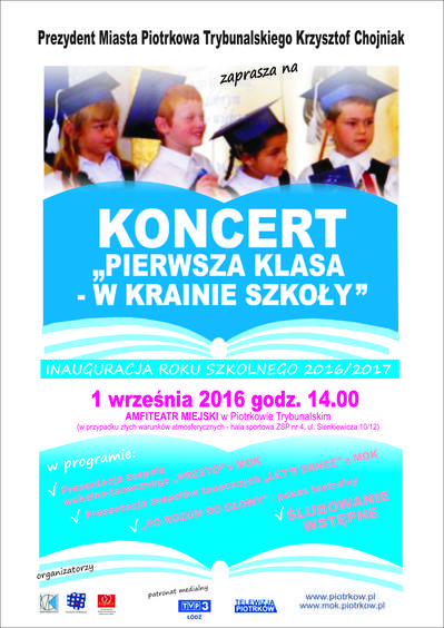 ''Pierwsza Klasa w Krainie Szkoły''. Koncert dla uczniów 1 28015 bea69d1dbec9eafe1779c11792a839cd