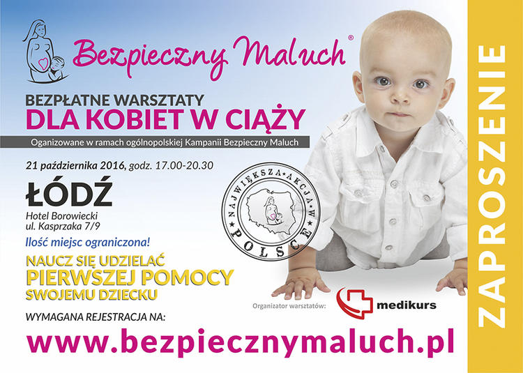 Warsztaty Bezpieczny Maluch – naucz się udzielać pierwszej pomocy swojemu dziecku 1 29301 23bea6b7de92b56cb5fab923372fe229