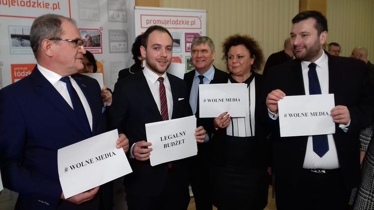 "Legalny budżet” i „#wolne media” w Sejmiku Województwa Łódzkiego 1 31344 587f595377bf357990eebca6d81bae5a