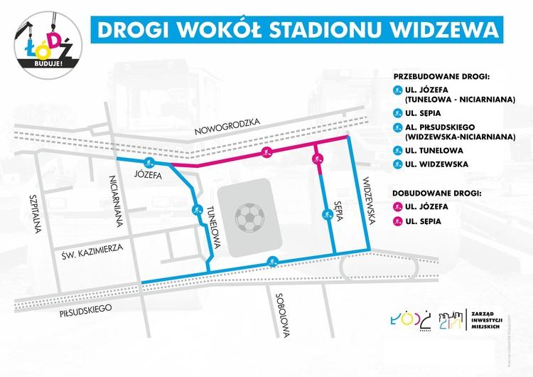 Zakończenie prac drogowych wokół stadionu Widzewa 2 32479 1ab0f9dea28b11add2434595c017d2e6