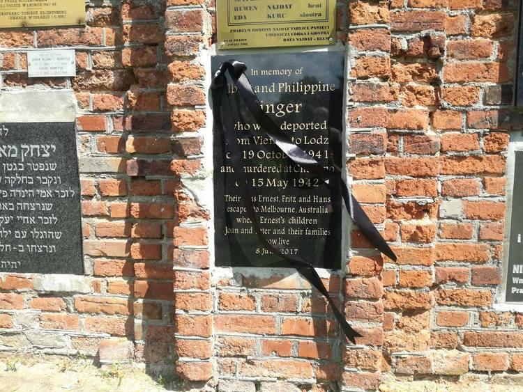 Tablica ku czci dziadków wybitnego filozofa Singera 1 36195 632db10925a649ed50e2876152c26b6c