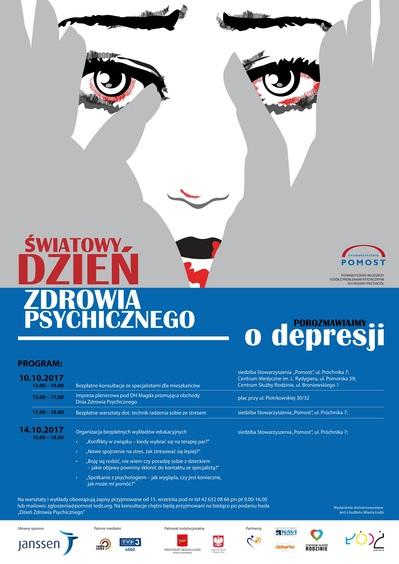 Światowy Dzień Zdrowia Psychicznego 2017 Porozmawiajmy o Depresji. 1 37848 a064a409f144ada9982dbfd97e940ef8