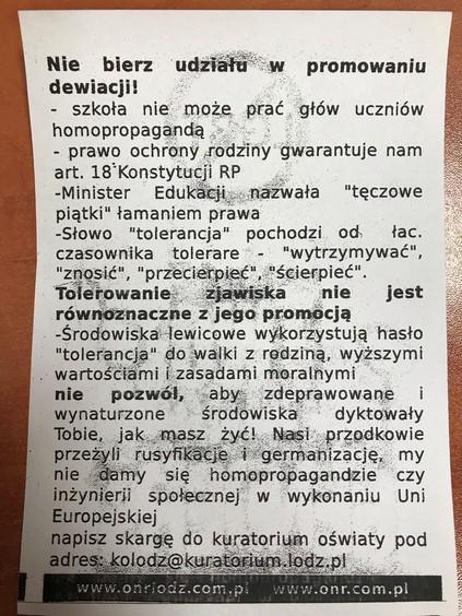 Akcja "Tęczowy Piątek" w łódzkich szkołach 1 48102 a27f72d29d868646402064b460f39503