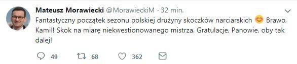 Polscy skoczkowie narciarscy wygrali inauguracyjny konkurs drużynowy Pucharu Świata 1 48613 87a5c662c9d5726cce768631866d831c