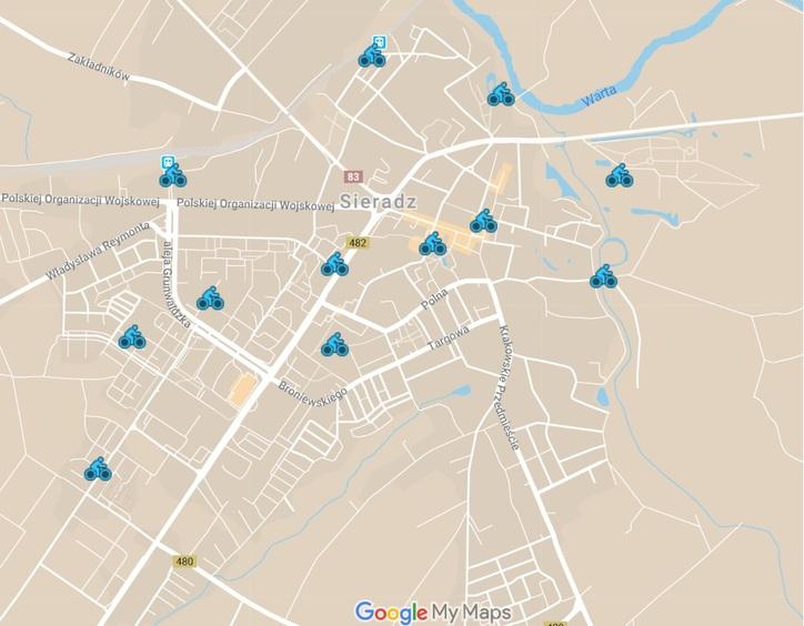 Ponad 100 jednośladów w 12 punktach. Rower miejski w Sieradzu pojawi się już dziś w nocy 2 48704 efd5e39fc80738b24b1f15b5cc5002f3