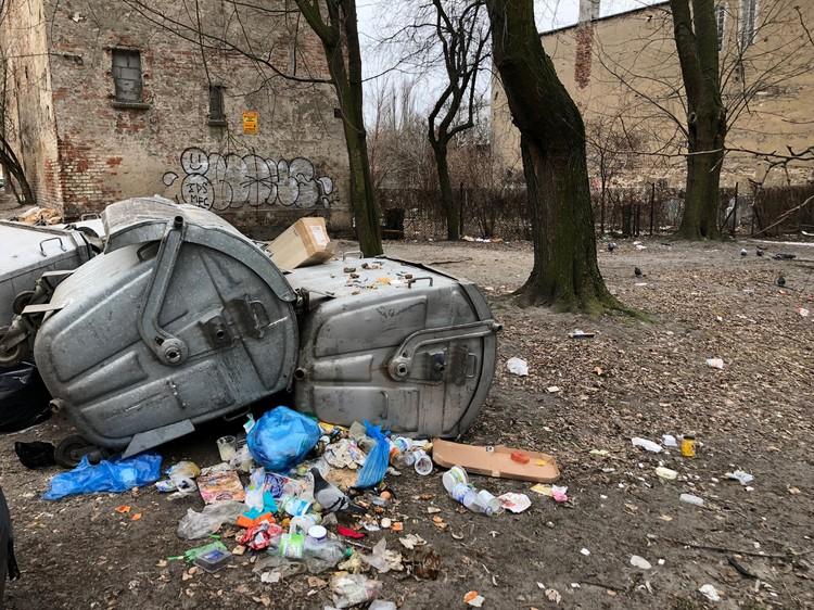 Mieszkańcy centrum Łodzi skarżą się na zaśmiecone podwórko 1 50169 2b3cf51dfe6085a80b1c91f839de6cb0