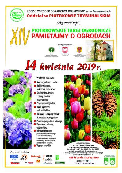 XIV Piotrkowskie Targi Ogrodnicze "Pamiętajmy o ogrodach" 1 51681 abbfe078eb5a47645ea28ee38320be32