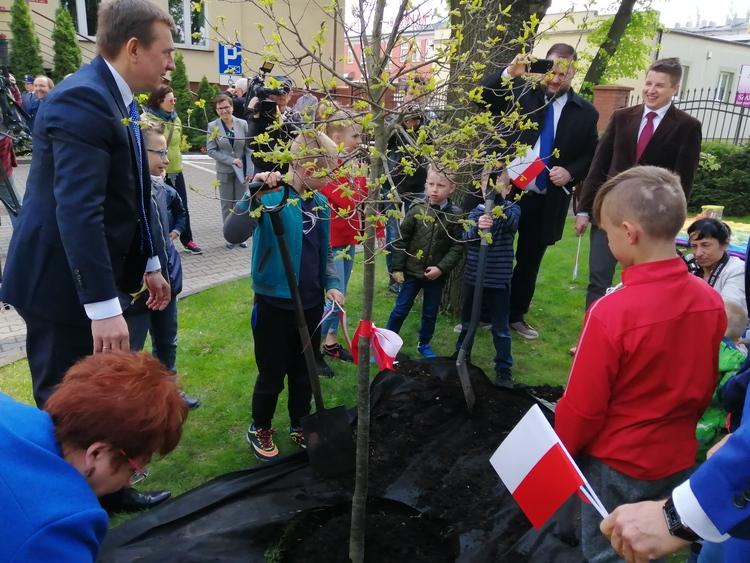 Dąb Wolności posadzono na terenie delegatury NIK w Łodzi 1 52611 542a7e0576ef765d7df33420ef95d8a4