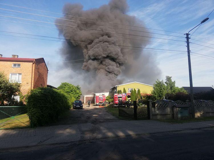 Pożar w zakładzie w powiecie wieruszowskim 1 53758 1f49ec7b7980041478cae992fb39ad50