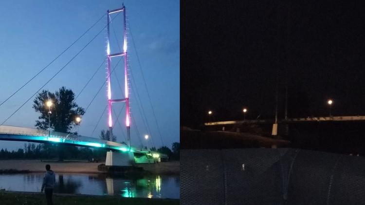 Sieradz: Oświetlenie mostu uszkodzone przez wandali i burzę 1 53776 8f0f681a7560213184bd12d99a77b6b7
