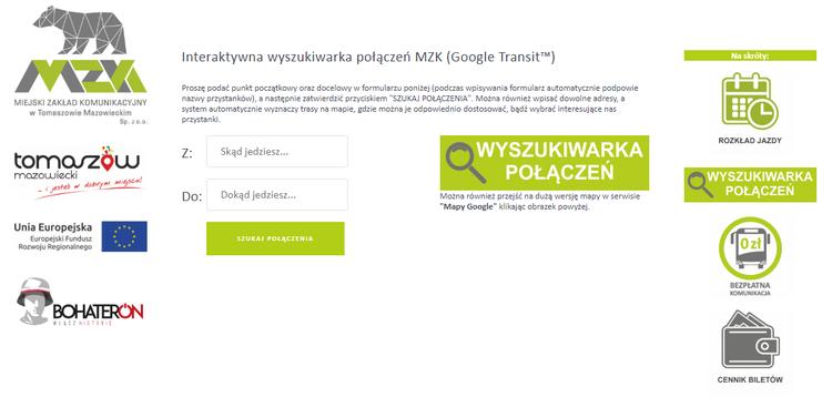 W Tomaszowie Mazowieckim działa interaktywna wyszukiwarka połączeń autobusowych 1 54822 2900e65aa4cce86777fd73247db14606