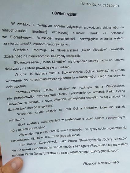 Mieszkańcy Chociszewa nie chcą, by przeniosła się do nich Dolina Skrzatów 5 54867 bb864104dc28415a9b885440dd104347