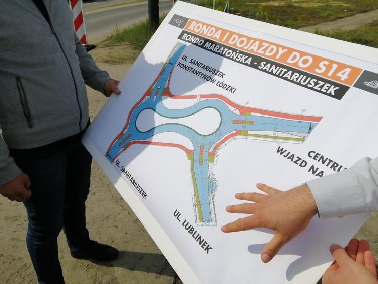 Powstanie rondo ósemkowe przy ul. Maratońskiej w Łodzi. Ułatwi dojazd do S14 1 61128 aa3a02c6ff80ee71be209df47794e962