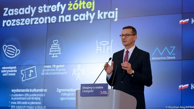 Cała Polska w żółtej strefie. Trzy powiaty w Łódzkiem – w czerwonej 1 64551 12d7330522cf06726e251326a3dd1843
