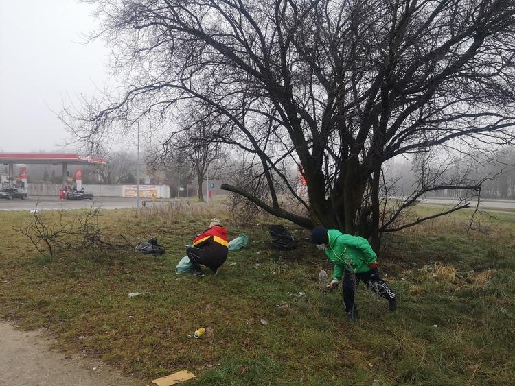Noworoczne sprzątanie osiedla. Aby przywrócić zielonym skwerom ich dawny wygląd 1 66530 00ae62b72a832c438576703a2752bdba