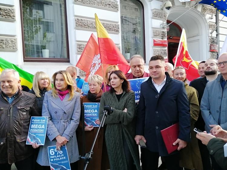 Protest samorządowców z Łódzkiego przeciw zmianom podatkowym wynikającym z założeń Polskiego Ładu 1 73643 a8dc8451bdf5f5c39e7da1aacc1d2957