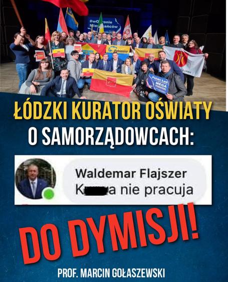 Komentarz łódzkiego kuratora oświaty w mediach społecznościowych zbulwersował niektórych samorządowców 5 73695 23ac4361cd5edb06f4d176f57470784b