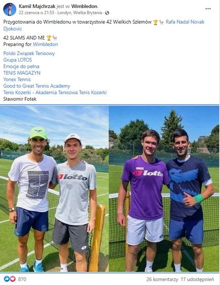 Wimbledon: Magdalena Fręch i Kamil Majchrzak poznali rywali w I rundzie 1 80006 ea6b929887743d345232fd6ddbddec64