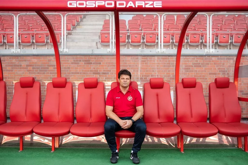 Nowy trener Widzewa Łódź poprowadził pierwszy trening  [ZDJĘCIA]