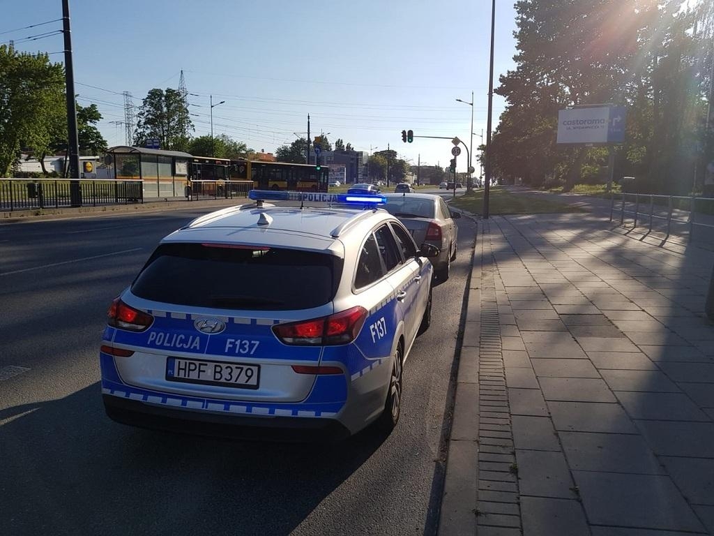 Pijany kierowca skody zatrzymany przy alei Piłsudskiego