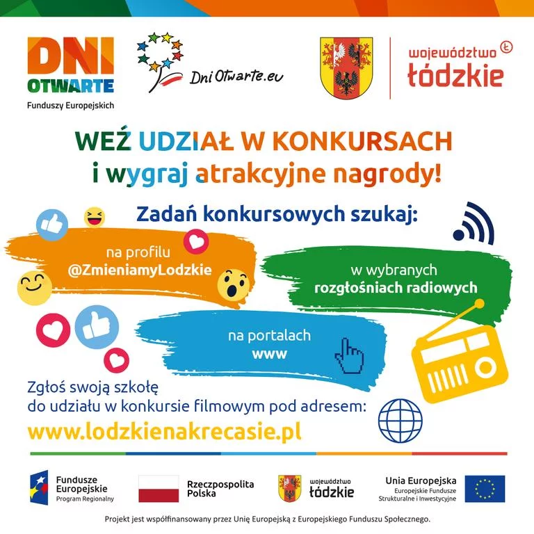 Konkurs z okazji Dni Otwartych Funduszy Europejskich