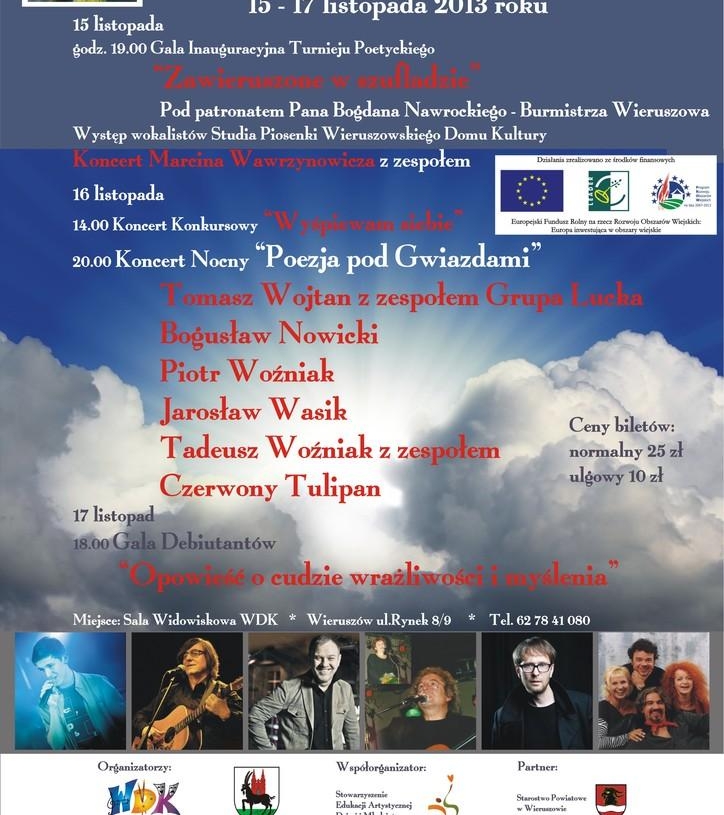 Ogólnopolski Festiwal Działań Nieobojętnych „ Spoza chmur Wieruszowa”