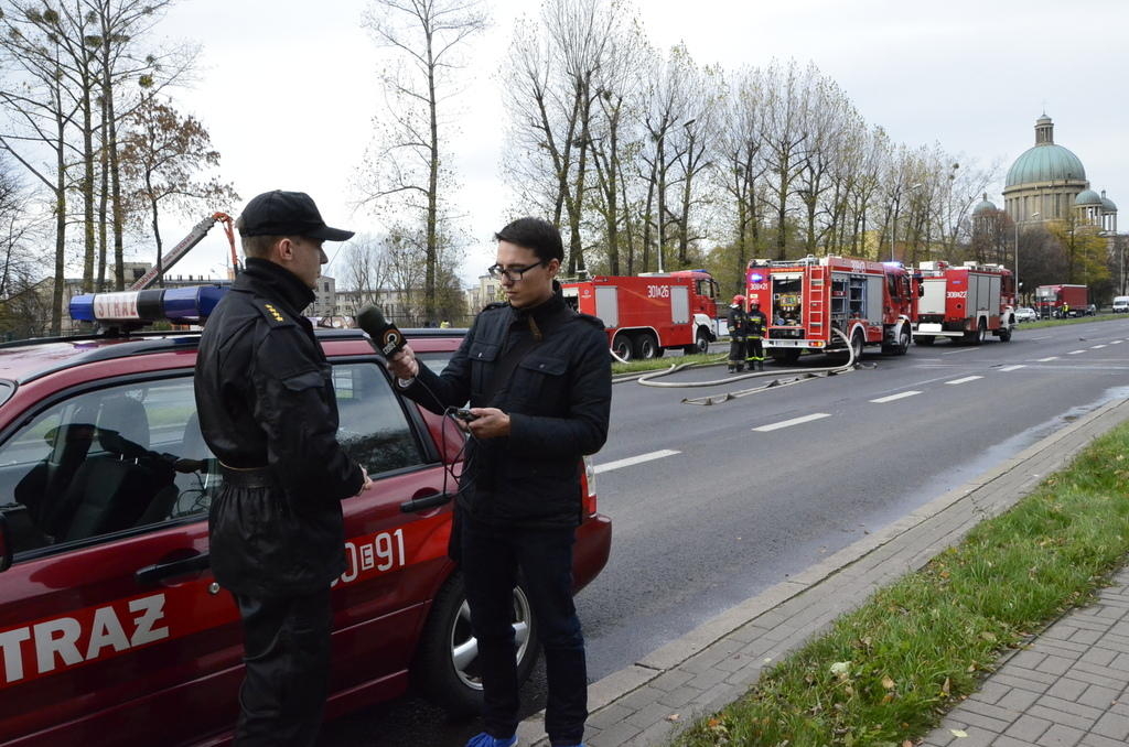 Łódź. Wyciek gazu na Kopcińskiego