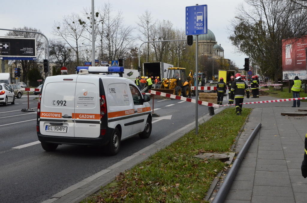 Łódź. Wyciek gazu na Kopcińskiego