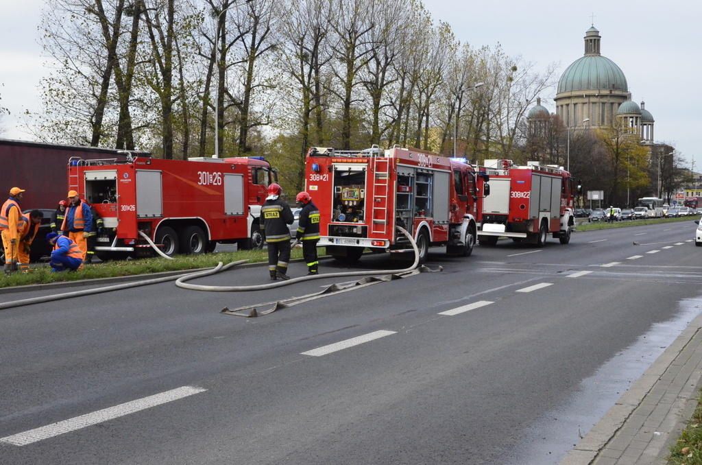 Łódź. Wyciek gazu na Kopcińskiego