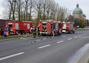 Łódź. Wyciek gazu na Kopcińskiego