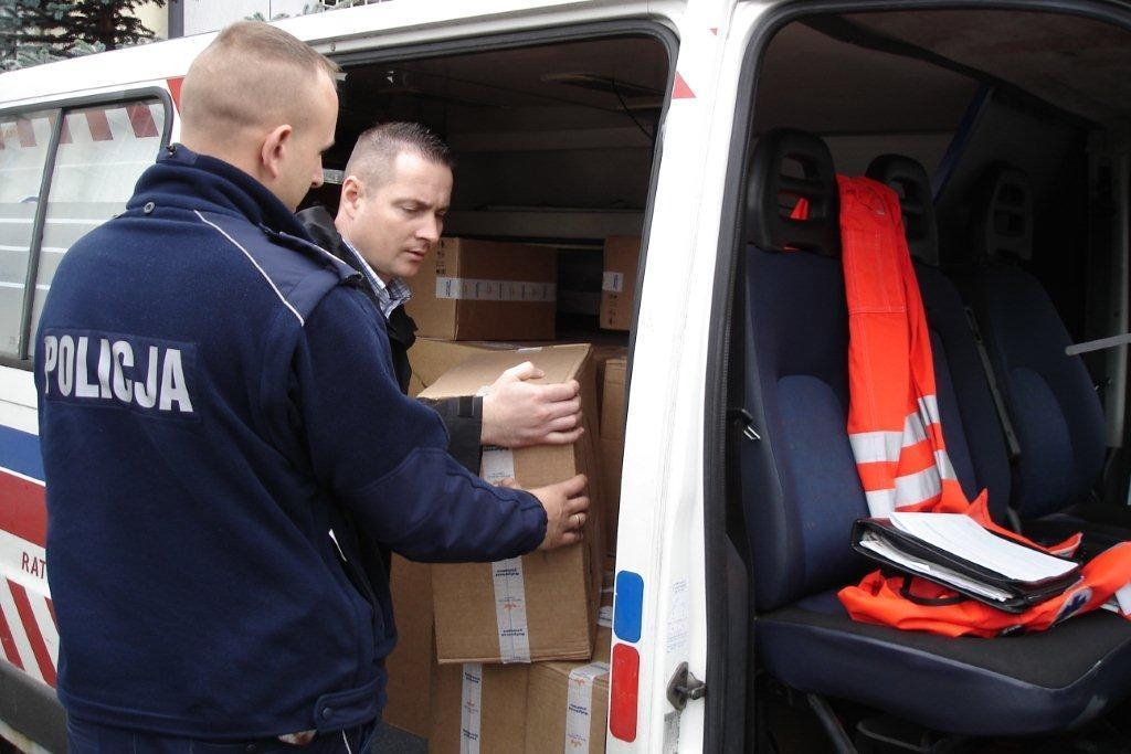 Biała Rawska. Ambulans z papierosami