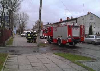 Radomsko. Pożar w szkole
