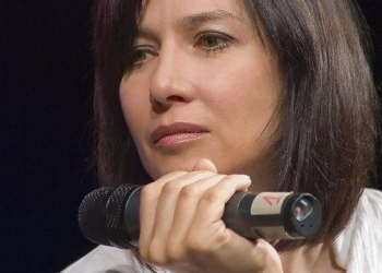 Grażyna Wolszczak zachęcała do szczepień mieszkanki Bełchatowa