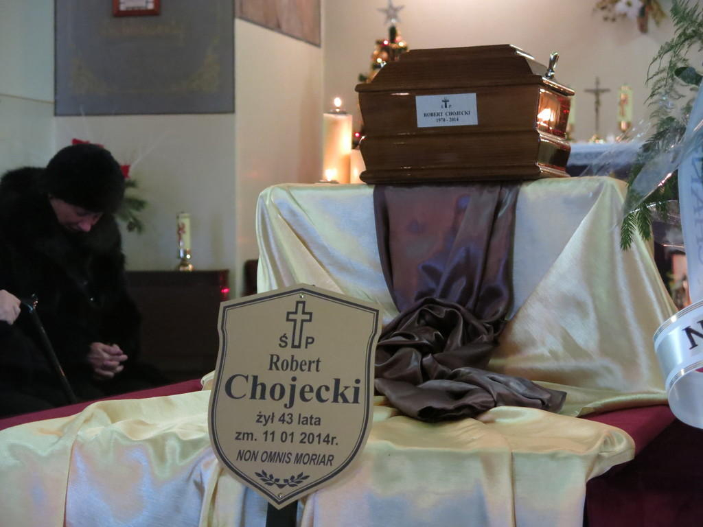 Pogrzeb naszego kolegi, Roberta Chojeckiego