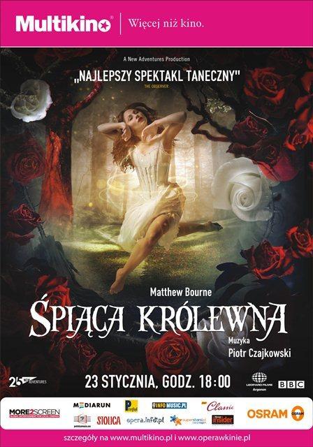 Spiaca Krolewna Matthew Bournea w Multikinie PLAKAT