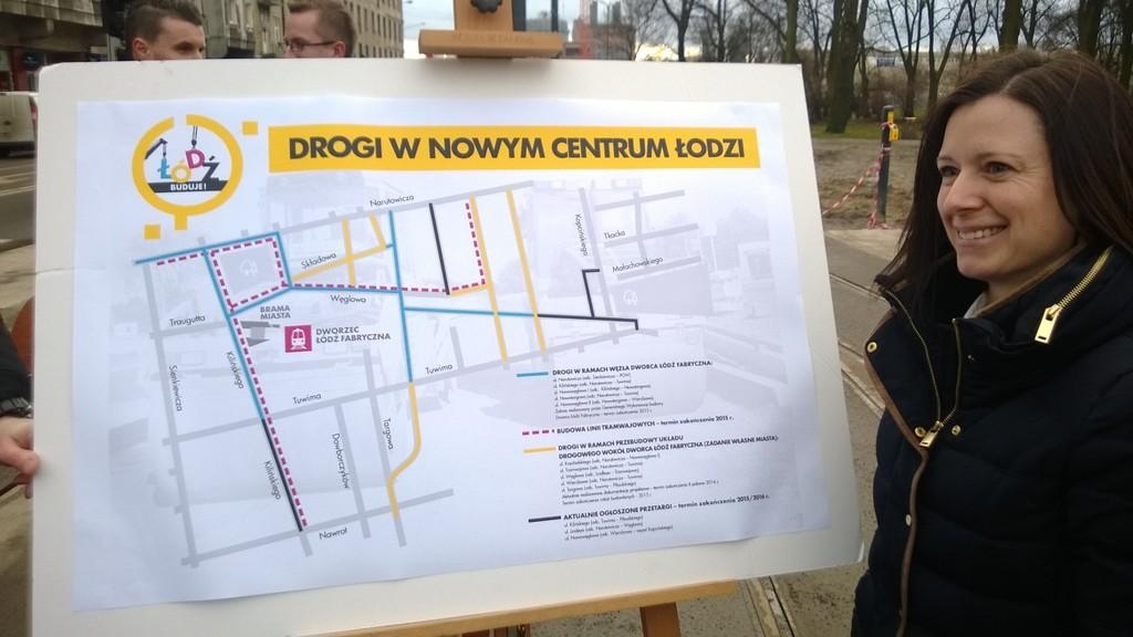 Remonty dróg w Nowym Centrum Łodzi