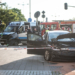 Wypadek w centrum Łodzi. Radiowóz wjechał w osobówkę. 61-latka w szpitalu 6 Wypadek w centrum Łodzi. Rozbite radiowóz i osobówka
