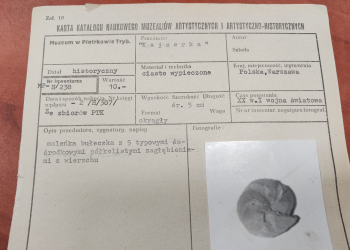 Eksponat w piotrkowskim muzeum