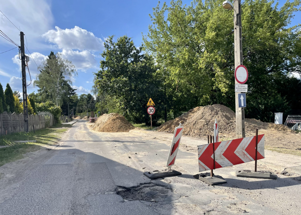 Remont Olechowskiej już od 20 lipca. Kolejne utrudnienia na drodze z Olechowa na Dąbrowę